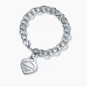Tiffany & Co Heart Tag Charm Bracelet